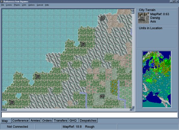 Screenshot of Barbarossa map